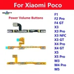 Power On Off Button Sound Volume Switch Flex Cable Xiaomi Poco F1 F2 X3 X4 X5 M4 Pro NFC F4 X3 GT M3 M5 4G 5G Parts Bangladesh (New)
