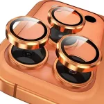 Orange Metal Glass Camera Lens Protector IPhone 17 Air 16 15 14 13 Pro Max Plus 17Air 16Pro 17Pro i17 IPones Ring Lens Cover Bangladesh (New)