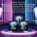 2025 Newest R SIM 19 Pro Automatic Dual SIM Card IP13 to 16PM Only Support Dual SIM Slots Perfectly working Bangladesh (New)