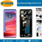 6.7 AMOLED Motorola Edge 50 Pro LCD Display Touch Screen Digiziter Assembly Moto Edge 50 Pro LCD Replacement Parts Bangladesh (New)