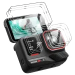 3 IN 1 Tempered Glass Insta360 Ace Pro 2/1 Screen  Camera Lens Protector Anti scratch Glass Film Insta 360 Accessories Set Bangladesh (New)