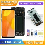 Super OLED S8+ G955F Screen Assembly Samsung Galaxy S8 Plus Lcd display Digital Touch Screen with Frame Replacement Bangladesh (New)