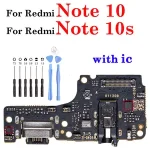 Tested Well USB Charging Port Dock Charger Board Connector Main Motherboard LCD Flex Cable Xiaomi Redmi Note 10 10s Bangladesh (New)