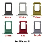 iPhone 11 Single SIM Card Tray iPhoen 11 11pro 11pro MAX SIM Card Holder Reader Socket Mobile Phone Replacement Parts Bangladesh (New)