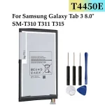 Replacement Battery Samsung Galaxy Tab 3 8.0 T315 T311 T310 T4450C Tablet Battery T4450E 4450mAh Bangladesh (New)