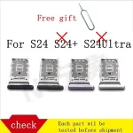 SIM Card Tray:Replacement Samsung Galaxy S24  Quality Perfect Fit Sim Card Holder Slot adapter and Micro SD Card Tray Holder Bangladesh (New)