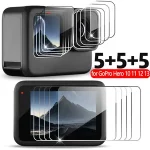 LCD Screen Protector Go Pro Hero 13 12 11 10 9 Black Camera Lens HD Clear Tempered Glass Films GoPro Hero13 Accessories Bangladesh (New)