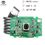 HD 4K IMX258 Sensor 12MP 3840 x 3104 Autofocus Fixed focus USB camera module Wind digital microphone 30FPS Shoot and record Bangladesh (New)