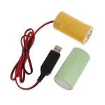 3V LR20 D Dummy Battery LR20 Battery Eliminators Cable Replace 2 1.5V D Batteries Flashlight Torch Remote Control Bangladesh (New)