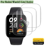 3/6 Hydrogel Protective Film Redmi Watch 3 Active/Redmi watch3 Lite Watch Soft Clear Protective Film Screen Protecto Bangladesh (New)