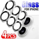 1 4 IPhone 16 15 14 Pro Max 16 Plus 16Pro Tempered Glass Flim HD Back Camera Lens Protection IPhone 13 Mini Pro Max Bangladesh (New)