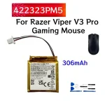 original 422323PM5 Battery 306mAh Razer Viper V3 Pro Gaming Mouse Batteries akku + Free Tools Bangladesh (New)