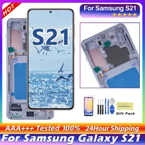 S8e6102dc158b43a98b8a5fb5572e85ecA_300x300q75 BackShell 6.2 AMOLED Screen LCD Samsung S21 5G G991B SM G991B/DS SM G991U LCD Display Digital Touch Screen With Frame Replacement Bangladesh (New) - Image 1