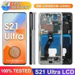 Super AMOLED Samsung S21 Ultra 5G G998 G998U Display Touch Screen Digitizer Samsung S21Ultra G998B LCD Bangladesh (New)