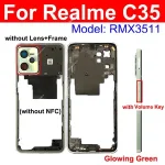 Middle Frame Realme C33 C35 Middle Housing Frame Middle Frame Cover Holder Repair Parts Bangladesh (New)