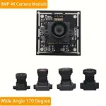 8MP Wide Angle USB Camera Module 4K IMX415 Cmos FOV 170 Degree High Resolution Distortionless Machine Vision Monitoring Bangladesh (New)