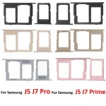 Samsung Galaxy J5 J7 Pro Prime J530 J730 G570 G610 Phone Housing BackShell SD SIM Chip Card Tray Holder Black Gold Bangladesh (New)
