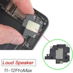 Loud Speaker Replacement iPhone 11 12 Pro Max Bottom LoudSpeaker Buzzer Ringer Antenna Assembly Repair Parts Bangladesh (New)