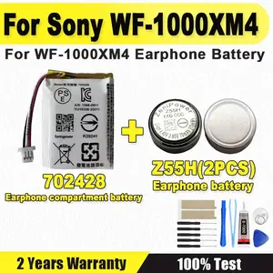 S94562dbfd9f84b48afb6610256a4f593Z_300x300q75 High Quality BackShell Z55H 702428 Replacement Battery SONY WF 1000XM4 Bluetooth Earbuds Headset Batteria + Free Tools Bangladesh (New) - Image 1