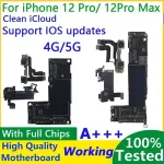 Unlocked iPhone 12 pro Motherboard iphone 12 pro max With Face ID Supprt iOS Update Clean icloud Logic Board replacement Bangladesh (New)