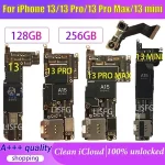 Fully Tested Authentic Motherboard iPhone 13 Pro Max Mainboard with Face ID Chips Logic Board OS System Clean iCloud 13 Bangladesh (New)