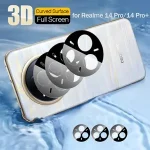 3D Curved Lens Protector Glass Realme 14 Pro Plus Realme14 Pro+ 14Pro 14ProPlus 5G HD Camera Back Cover Protective Film Case Bangladesh (New)