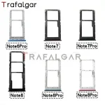 SIM Card Tray Slot Xiaomi Redmi Note 6 7 8 Pro Sim Tray Holder Micro SD Slot Socket Adapter Replacement Parts Bangladesh (New)