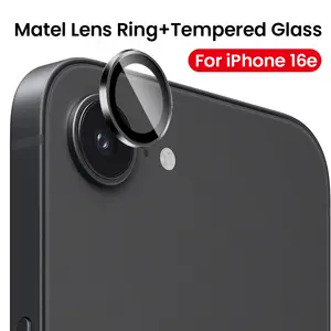 S9d567475ea6e4bb7851add559cd1c2b3J_300x300q75 Alloy Ring Camera Protector Apple iPhone 16e Back Tempered Glass Lens Cover iPhone16e i Phone iFone iHone 16e 16 e e16 Bangladesh (New) - Image 1