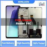 BackShell LCD Xiaomi Redmi 14C 2411DRN47C LCD Display Touch Panel Screen Assembly Redmi14C LCD Replacement With Frame Bangladesh (New)