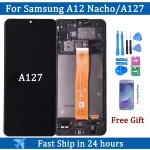 6.5 Samsung A12 Nacho A127 LCD A12 A125 with frame Touch Screen Digitizer LCD Samsung SM A127F A127F/DS Display Bangladesh (New)