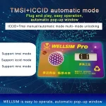 2024 BackShell Updated Wellsim Pro V3.9 Iphone6S/SE/7/8/X/XR/XSM/11/12PM/13/14PM Unlocked Card Stickers Wellsim Pro Bangladesh (New)