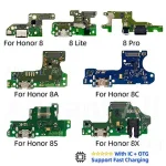 Aiinant Dock USB Charger Board Connector Charging Port Flex Cable Huawei Honor 8 Lite Pro 8A 8C 8S 8X Max 2019 Spare Parts Bangladesh (New)