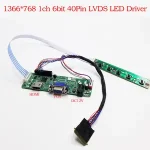 LCD Controller Board LG Samsung AUO 1366x768 40pins LCD Display Driver Board HDMI VGA LP156WH4 LP140WH1 LP156WF1 B156XW02 Bangladesh (New)