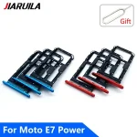 SimCD Card Tray Motorola Moto E7 Power SIM Card Tray Slot Holder Adapter Socket With Pin Smartphone Replacement Parts Bangladesh (New)