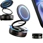 Upgraded 360°Vacuum Magnetic Phone Holder Magnetic Car Phone Mount Hands Free Suction Cup Phone Holder Car/Gym/Mirror Bangladesh (New)