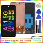 A516 AMOLED Screen Samsung Galaxy A51 5G A516 A516F LCD Display Touch Screen Digitizer Replacement Samsung A51 5G Screen Bangladesh (New)
