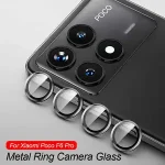 Xiaomi Poco F6 Pro 5G Camera Lens Protector 9H Tempered Glass Camera Cover On PocoF6 PocoF6Pro Screen Protector Metal Ring Bangladesh (New)