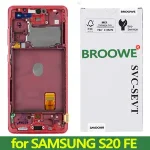 Top notch quality SAMSUNG S20 FE LCD Touch Screen Display Assembly Repair Parts S20 Fan Edition G780F G781F 4G/5G Bangladesh (New)