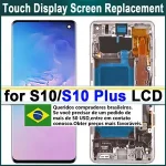 High quality AMOLED Display Replacement Samsung S10 G973 G973F LCD Touch Screen S10 Plus G975 G975F Display Repair Parts Bangladesh (New)