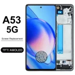 A53 5G Super AMOLED Screen Samsung Galaxy A53 5G A536B A536B/DS LCD Display Touch Screen Digitizer with Frame Replacement Bangladesh (New)