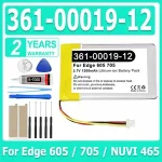 BackShell 1250mAh 3.7V GPS Navigator Li Polymer Battery Garmin 361 00019 12 Edge 605 Edge 705 NUVI 465 Bangladesh (New)