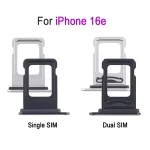 Single / Dual SIM Card Tray iPhone 16e 2025 Phone Sim Card Adapter Replacement Part Bangladesh (New)