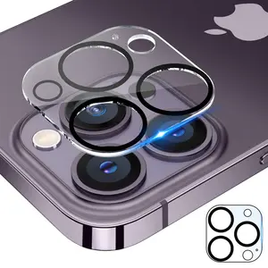 Saffe16f87f7a471f83370b20b43a3781r_300x300q75 3D Camera Lens Protector iPhone 16 15 14 Pro Max iPhone 14 16 Plus 13 12 Pro 6.1 inch 11 mini Ultra HD Not Affect Night Bangladesh (New) - Image 1