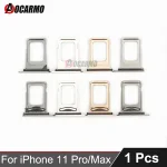 1/Lot Apple iPhone 11 Pro / 11Pro Max 11PM SIM Card Tray Drawer Holder Single Dual Slot Replacement Parts Bangladesh (New)