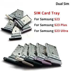 Sb59f84adb9b84016ad25d5e1023b7fc8G_300x300q75 Dual Card Micro Nano SIM Card Holder Tray chip slot Holder Adapter Socket Parts Samsung S23 / S23 Plus / S23 Ultra Bangladesh (New) - Image 1