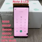 6.3 Super AMOLED Samsung Note 8 N950 N950F N950U N950N LCD Display Touch Screen Note8 Display ReplacementWith Defects Bangladesh (New)