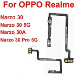 Power Volume Buttons Flex Cable Oppo Realme Narzo 30 30 Pro 30A 5G Power Volume Side Keys On Off Button Parts Bangladesh (New)