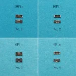 2 6 10 Pin Power Flex FPC Connector Samsung S21FE S20 Note10 Plus A32 A52 A72 A33 A53 A73 A12 A13 A14 Fingerprinter FPC Bangladesh (New)