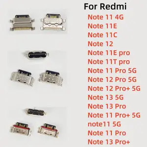 Sba1a4a24179e46bf8945686ba06f9da8A_300x300q75 10 Xiaomi Redmi Note 13 12 11 11E 11T Pro Plus 4G 5G USB Type C Charging Port Charger Connector Plug Socket Dock Bangladesh (New) - Image 1