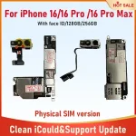 Motherboard iPhone 16 16 Pro 16 Pro Max Placa With Face ID 256g Unlocked Cleaned iCloud Physical SIM Version Logic Board Bangladesh (New)